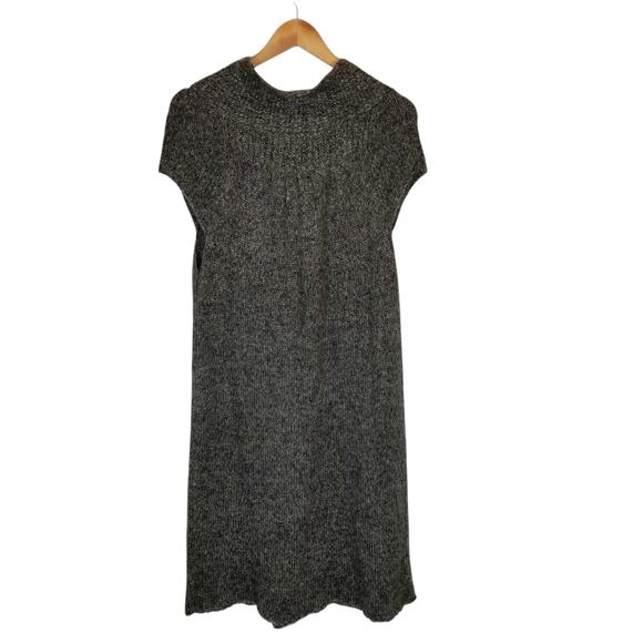 BCBGMAXAZRIA Womens Gray Cap Sleeve Long Duster Cardigan Size Large - Picture 2 of 8